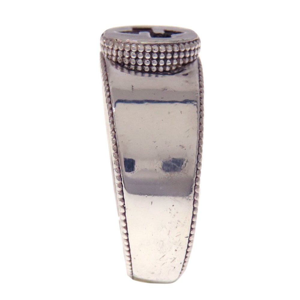 Gucci Interlocking G Ring, Silver, Women's, Gucci - image 3